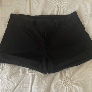 Sleek Black Women's Shorts